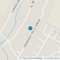 Map location of 8704 Granada Hills Dr, Austin TX 78737