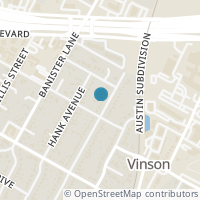 Map location of 4314 Jinx Ave #2, Austin TX 78745