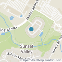 Map location of 1015 Sunflower Trl, Sunset Valley TX 78745