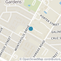 Map location of 6304 Santos St, Austin TX 78741
