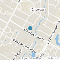 Map location of 400 Lightsey Rd, Austin TX 78704