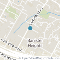 Map location of 4005 Clawson Road #A, Austin, TX 78704