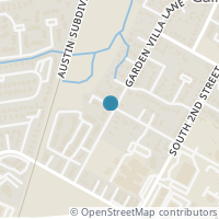 Map location of 3700 Garden Villa Lane #2, Austin, TX 78704