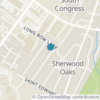 Map location of 2602 Sherwood Ln, Austin TX 78704