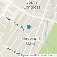 Map location of 2507 Sherwood Ln #A, Austin TX 78704