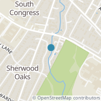 Map location of 2413 Little John Lane, Austin, TX 78704