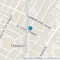 Map location of 310 El Paso Street, Austin, TX 78704