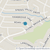 Map location of 8207 Roan Lane, Austin, TX 78736