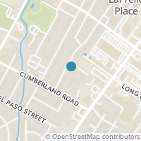 Map location of 2515 Euclid Ave, Austin TX 78704