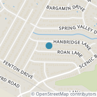 Map location of 8402 Roan Lane, Austin, TX 78736