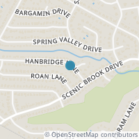 Map location of 8301 Hanbridge Lane, Austin, TX 78736