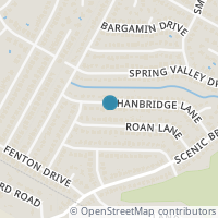Map location of 8407 Hanbridge Ln, Austin TX 78736