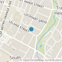 Map location of 506 Leland St, Austin TX 78704