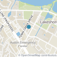 Map location of 1305 Town Creek Drive #2, Austin, TX 78741