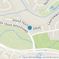 Map location of 4609 Eagle Feather Dr, Austin TX 78735