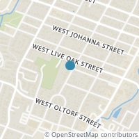 Map location of 2204 S 3rd St, Austin TX 78704