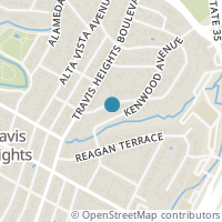 Map location of 1015 Bonham Terrace, Austin, TX 78704