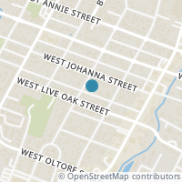 Map location of 2009 S 3rd Street, Austin, TX 78704