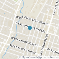 Map location of 1602 Newton St, Austin TX 78704
