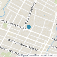 Map location of 804 W Annie Street #1, Austin, TX 78704
