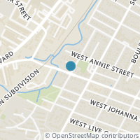 Map location of 1100 W Mary St, Austin TX 78704