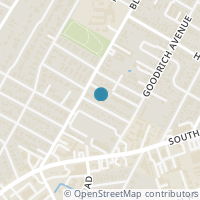 Map location of 1906 Frazier Avenue, Austin, TX 78704