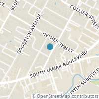 Map location of 2008 Kinney Ave, Austin TX 78704