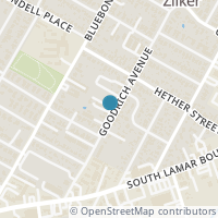 Map location of 2016 Goodrich Avenue #3B, Austin, TX 78704