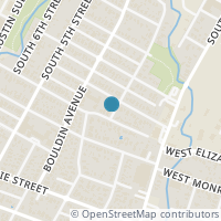 Map location of 1404 S 3Rd St Ste 104, Austin TX 78704