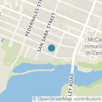Map location of 2610 Canterbury St, Austin TX 78702
