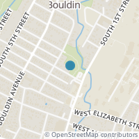 Map location of 700 W Gibson St, Austin TX 78704