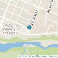 Map location of 106 Tillery Street #2, Austin, TX 78702