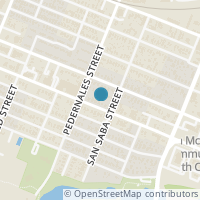 Map location of 2508 E Cesar Chavez St, Austin TX 78702