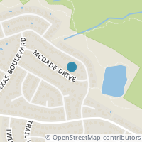 Map location of 5014 McDade Drive, Austin, TX 78735