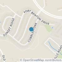 Map location of 8012 Cobblestone, Austin TX 78735