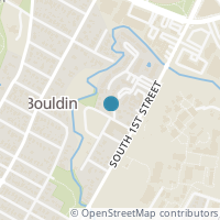 Map location of 802 S 1St St #202, Austin TX 78704