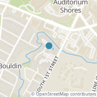 Map location of 620 S 1st Street #307, Austin, TX 78704