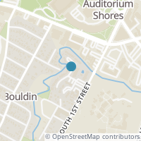 Map location of 620 S 1St St #213, Austin TX 78704