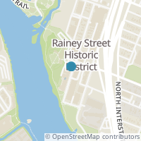 Map location of 54 Rainey Street #903, Austin, TX 78701