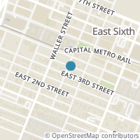 Map location of 1300 E 3Rd St #A, Austin TX 78702