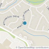 Map location of 2003 Apricot Glen Drive, Austin, TX 78746