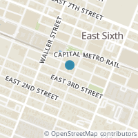 Map location of 1307 E 4Th St, Austin TX 78702