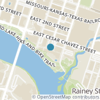 Map location of 98 San Jacinto Boulevard #1801, Austin, TX 78701