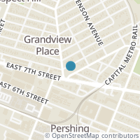 Map location of 2220 Webberville Rd #1401, Austin TX 78702