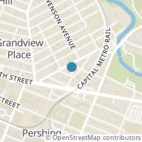 Map location of 2303 CORONADO Street, Austin, TX 78702