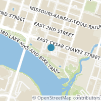Map location of 98 San Jacinto Blvd #2401, Austin TX 78701