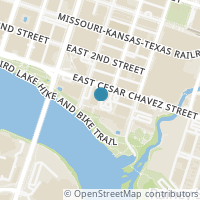 Map location of 98 San Jacinto Blvd #1108, Austin TX 78701