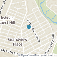Map location of 2308 E 10Th St, Austin TX 78702