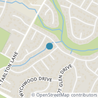 Map location of 1704 Mistywood Drive, Austin, TX 78746