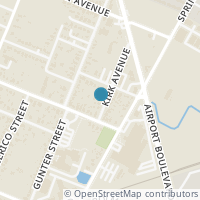 Map location of 1114 Kirk Ave, Austin TX 78702